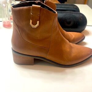 Cole Haan tan booties 8.5